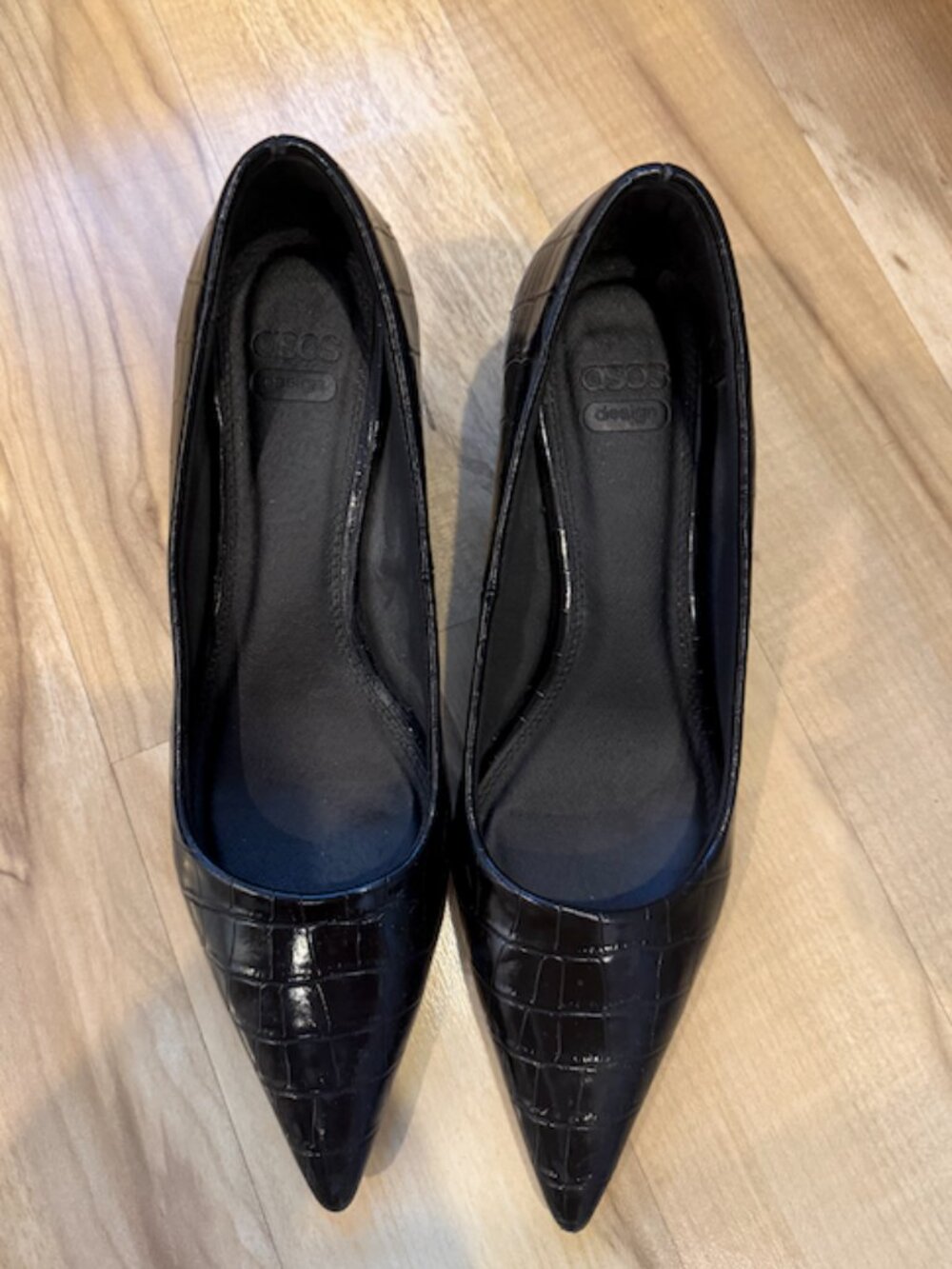 ASOS Black Kitten Heels